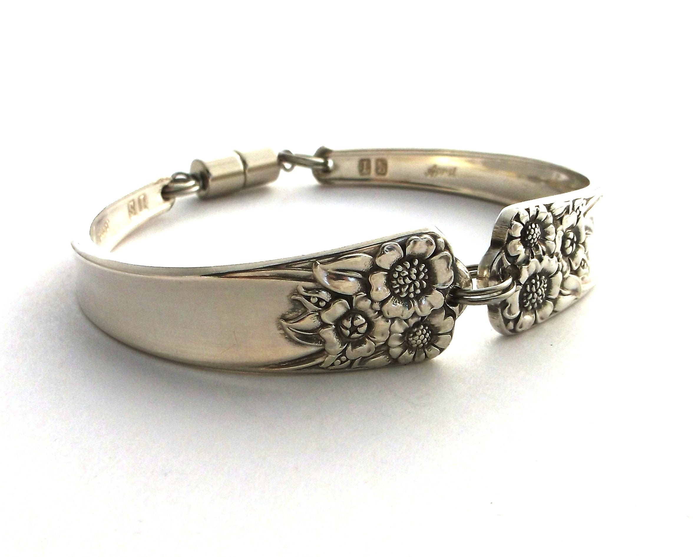 Sterling silver cheap spoon bracelets