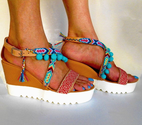 cork sandals platform