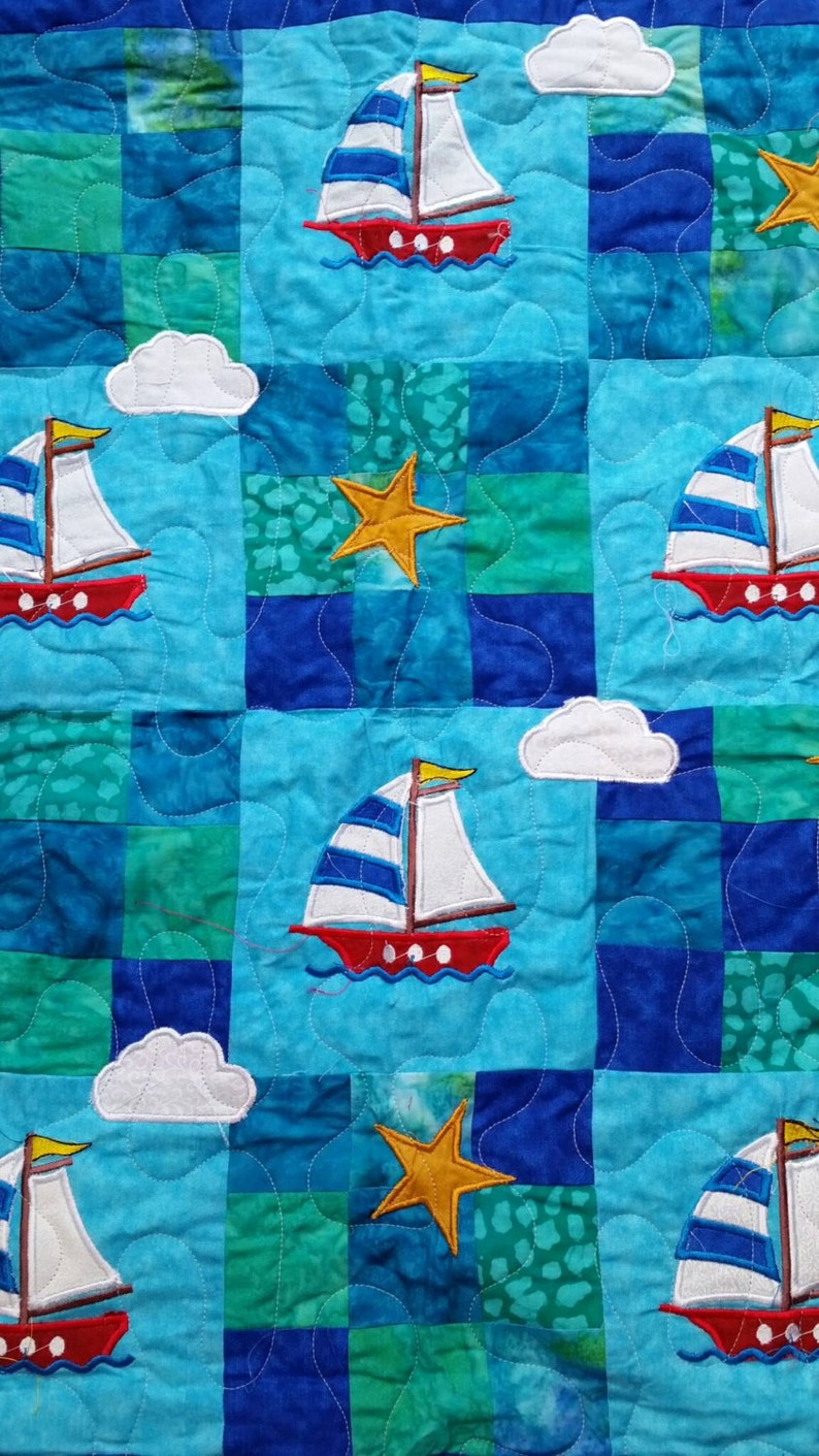 Crib Sailboats Crib Sailing Nursery Sailboat Nursery Boy Etsy