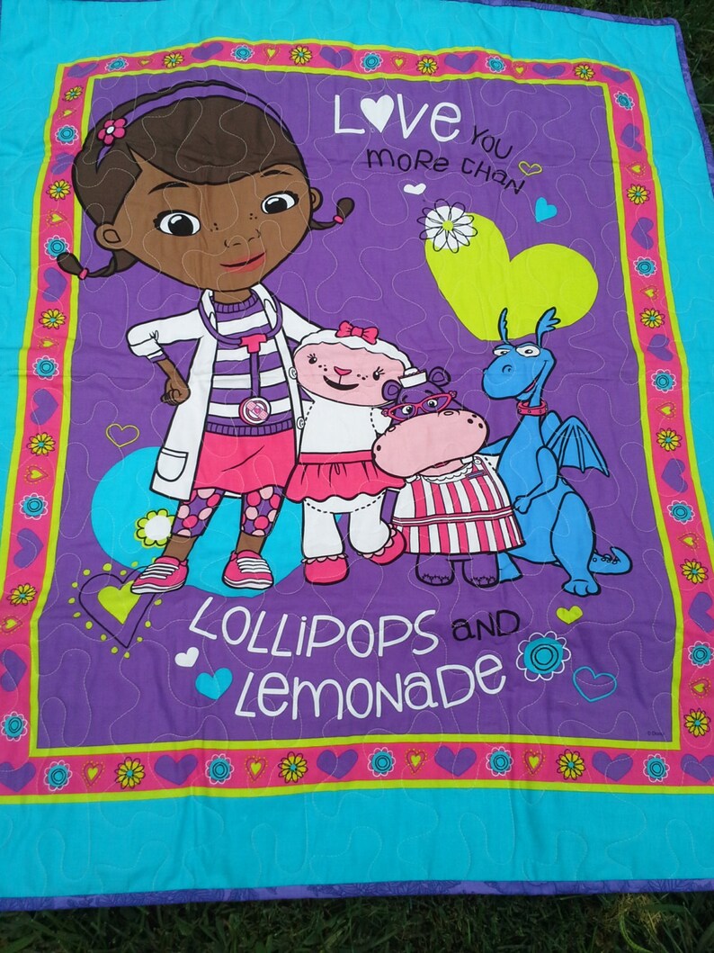 Disney Doc Mcstuffins Nursery Crib Toddler Blanket Playmat Etsy
