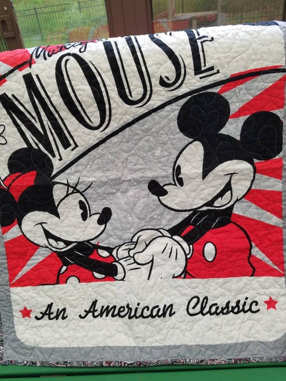 mickey mouse crib blanket