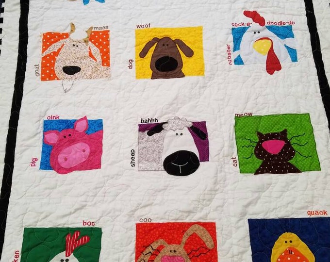 Animal Crib Barnyard Crib Toddler Barnyard Twin Farm Animals Etsy