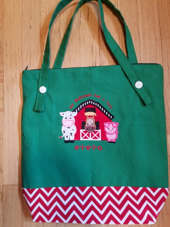 farm diaper bag