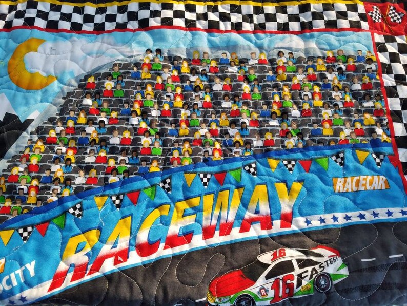 Racecar Nursery Racing Crib Quilt Crib Toddler Cot Nascar Etsy