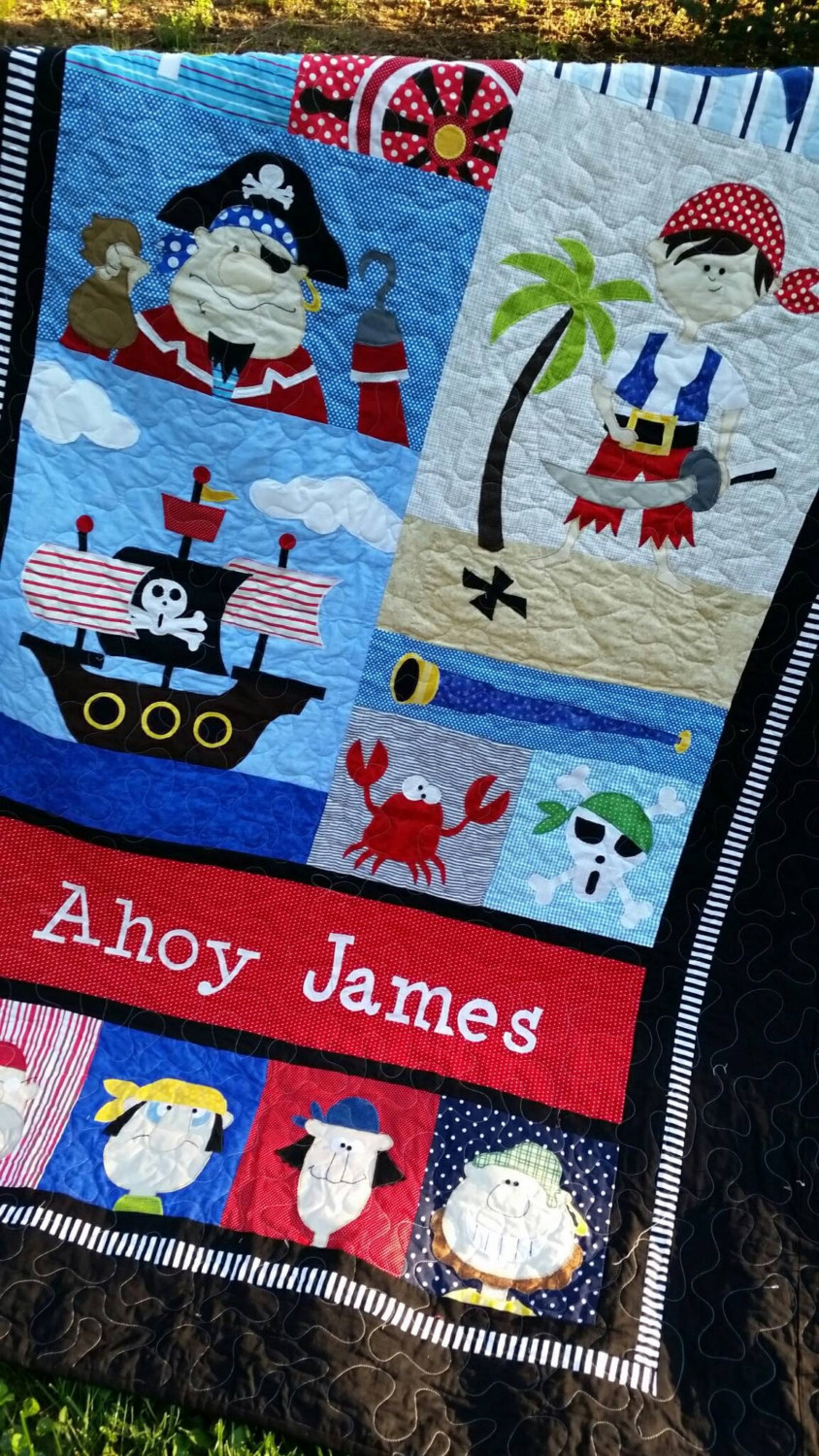 Custom Twin Bedding Custom Pirate Twin Bedding Full Queen Etsy