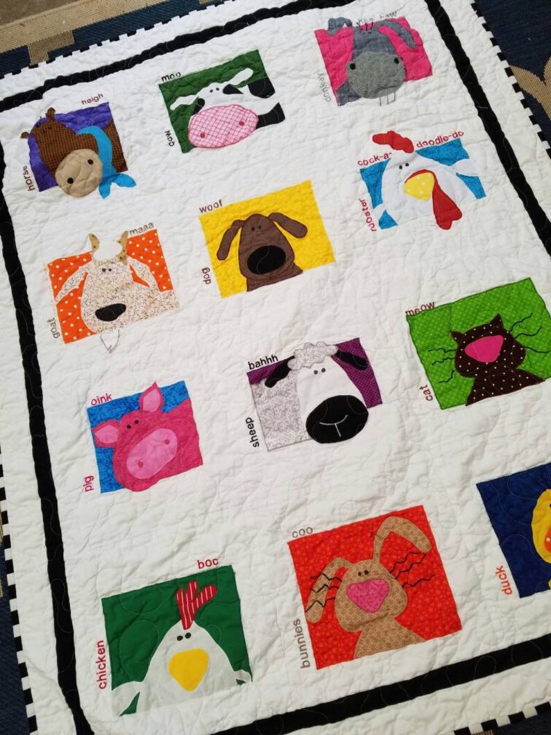 Animal Crib Barnyard Crib Toddler Barnyard Twin Farm Animals Etsy