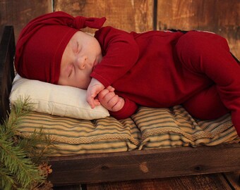 red newborn outfit
