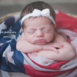 American Flag Wrap, Baby American Flag Photo Prop, American Flag Layering Fabric, USA Flag Baby Photo, Patriotic Flag Basket Stuffer
