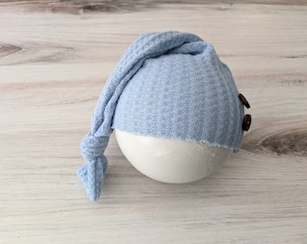 Newborn Sleepy Hat, Baby Blue Sleepy Hat, Newborn Sleepy Hat, Newborn Stocking Hat, Newborn Prop Hat, Baby Boy Hat, Newborn Photo Prop