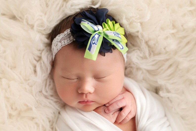 Raiders Baby Heaband Oakland Raiders Girls Headband Oakland Raiders Headband Great Photo Prop