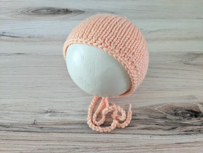 Peach Newborn Hat Peach Newborn Peach Baby Hat Peach Etsy