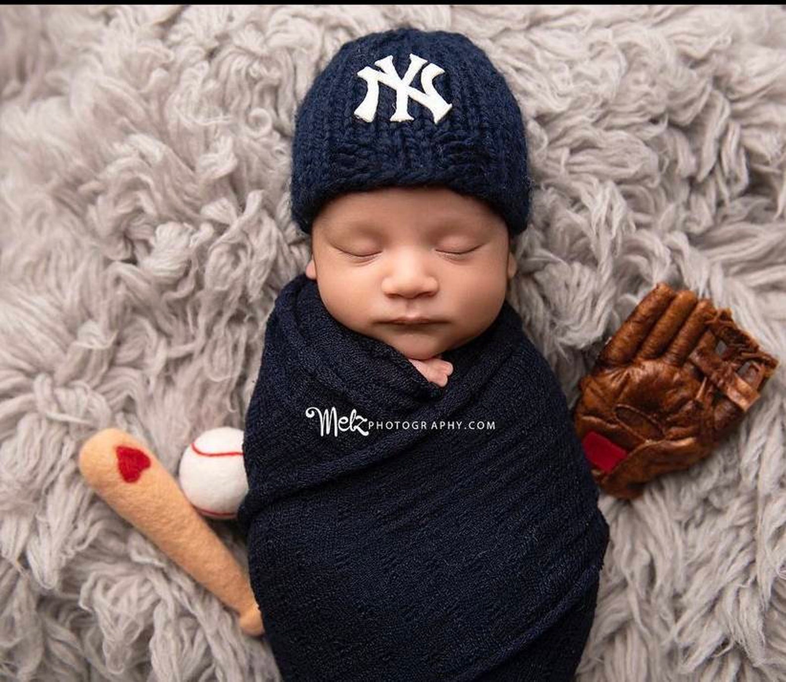 NY Yankees Baby Hat Newborn Yankees Hat Newborn Yankees Etsy
