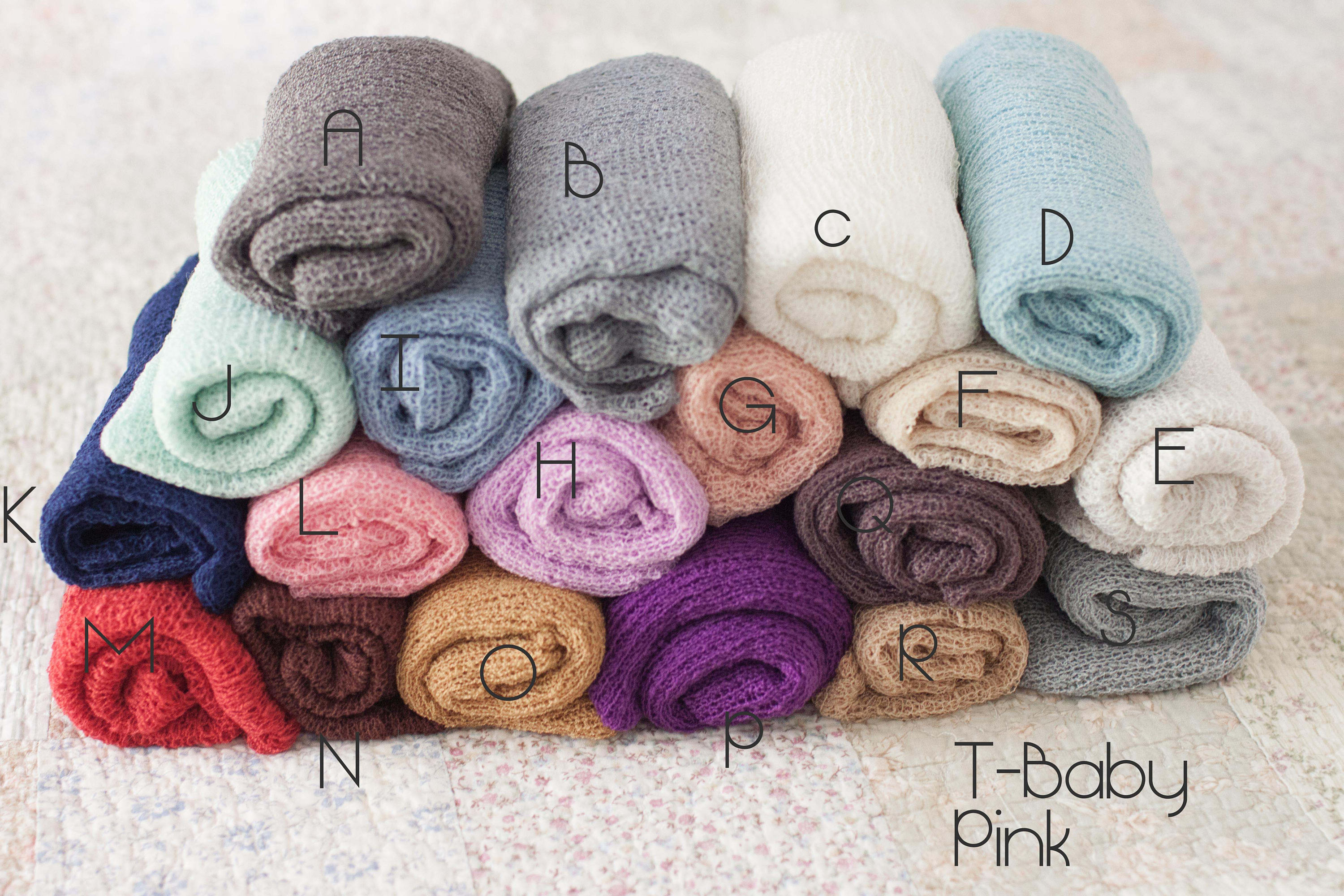 Newborn Stretch Wraps Pink Baby Wrap Purple Newborn Layering Etsy