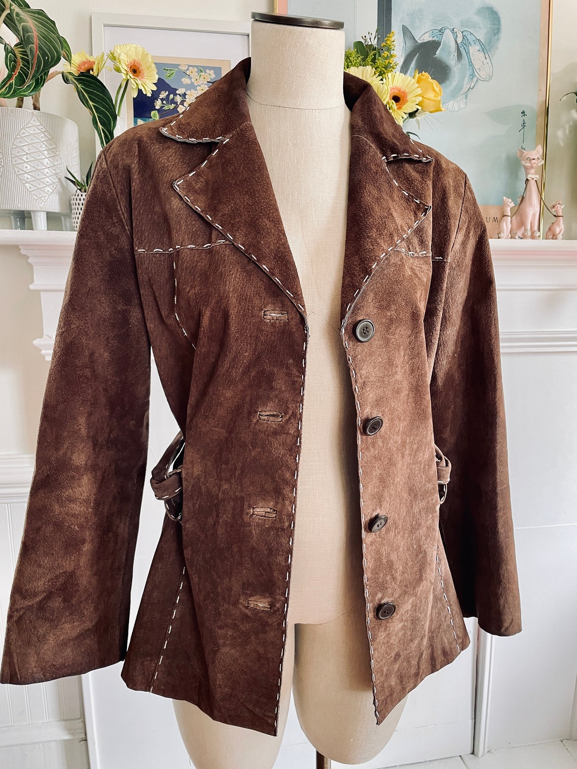 Vintage Suede Jacket Boho/ Penny Lane/ Almost Famous vibes | Etsy