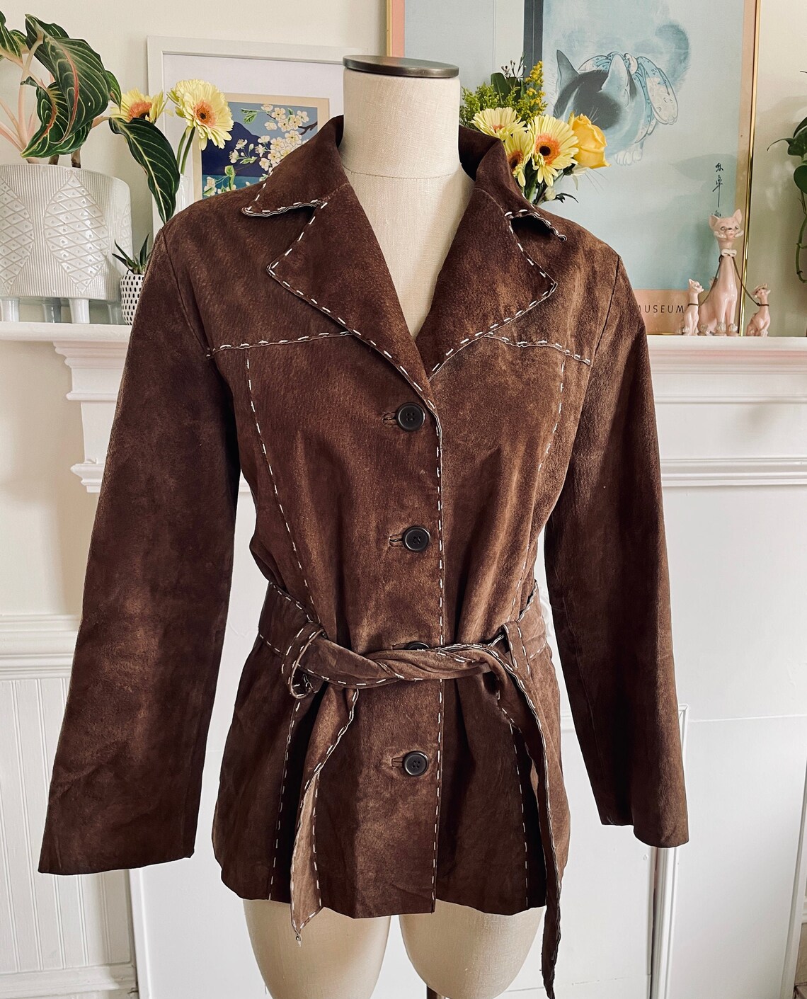 Vintage Suede Jacket Boho/ Penny Lane/ Almost Famous vibes | Etsy