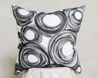 Hand Painted ORBIT Cushion Cover - 22"