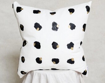 Hand Painted SPECK Cushion Cover - 22"