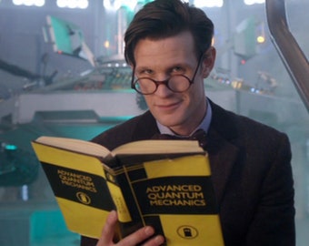 Doctor Who Quantum Mechanics book Prop Replica book