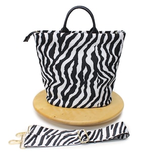 Zebra Handtasche, Zebra Handtasche mit Umhängeriemen, Animal Print Tragetasche