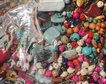 bag of beads and charms