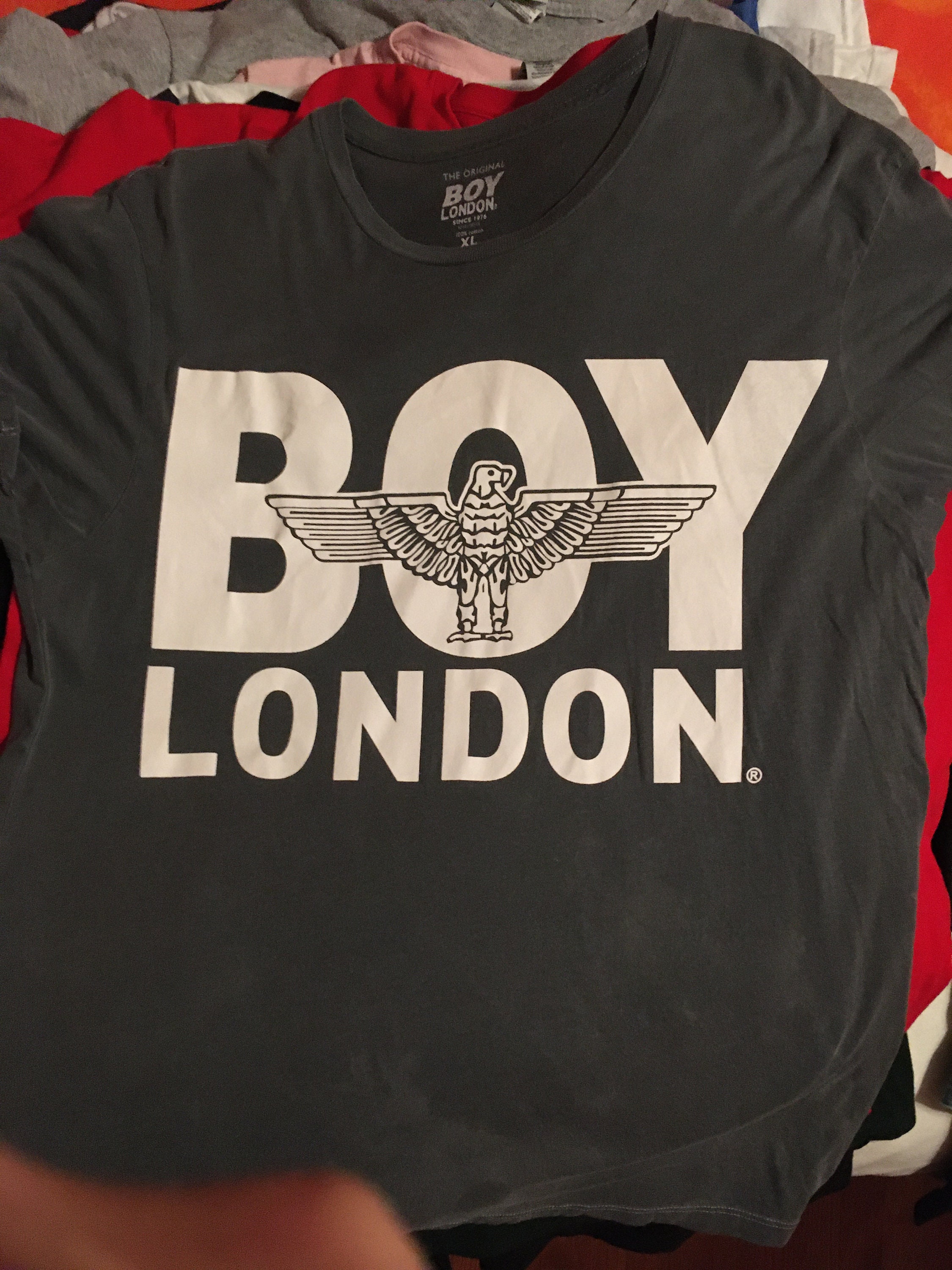 ◆B4 入手困難 レア 当時物 80s 90s BOY LONDON シャツ 黒