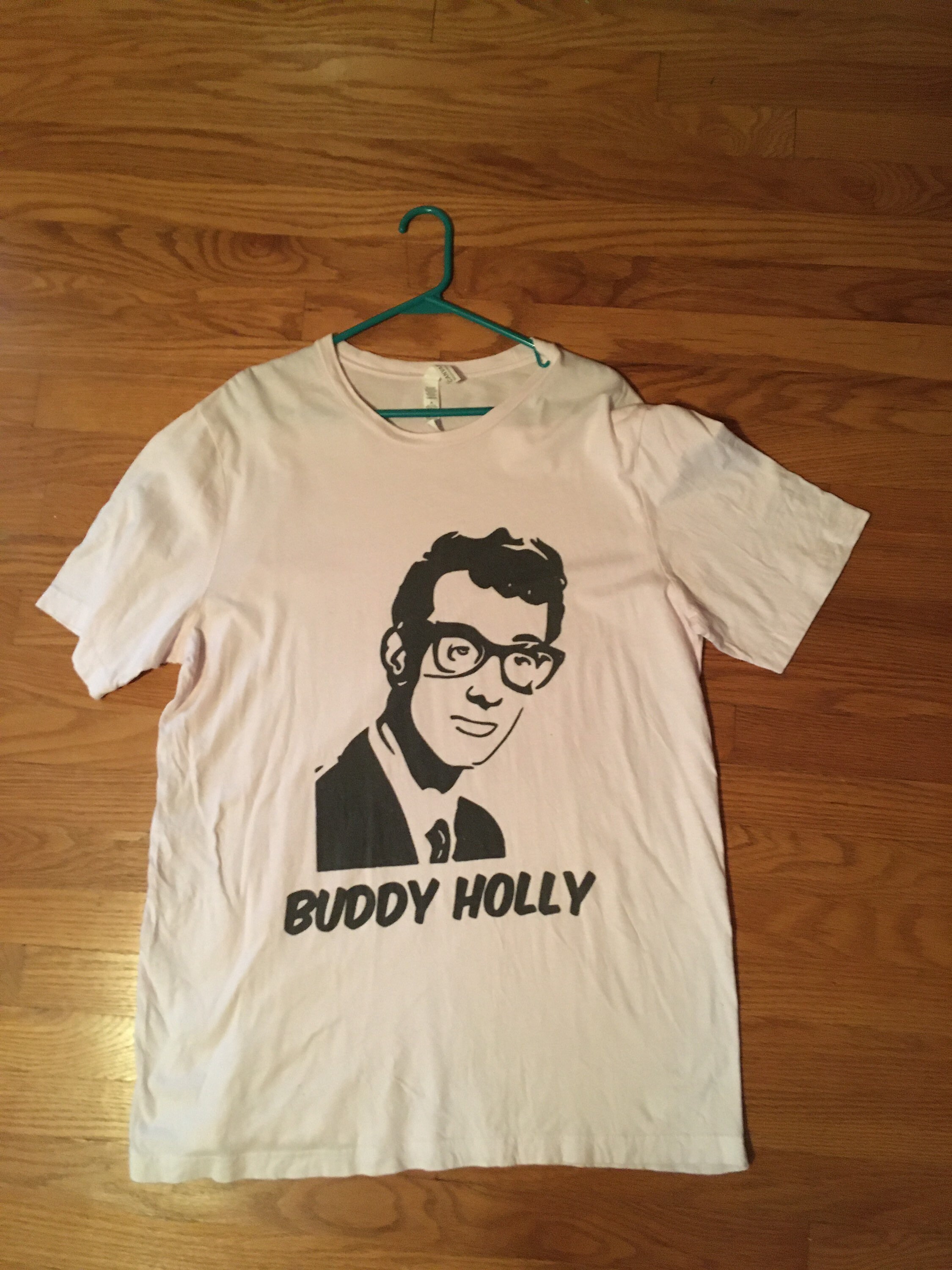 Buddy Holly Vintage Graphic on New Tee Xl 100% Cotton 1950's