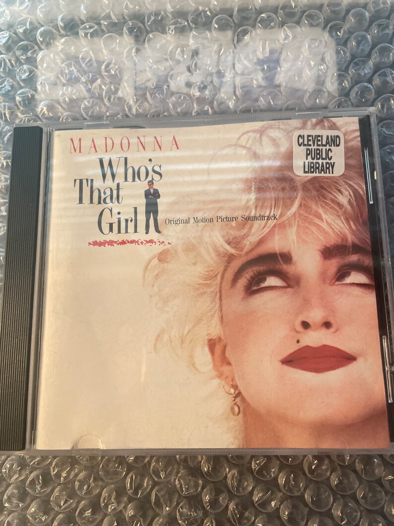 Madonna Whos That Girl Soundtrack Cd 1987 - Etsy