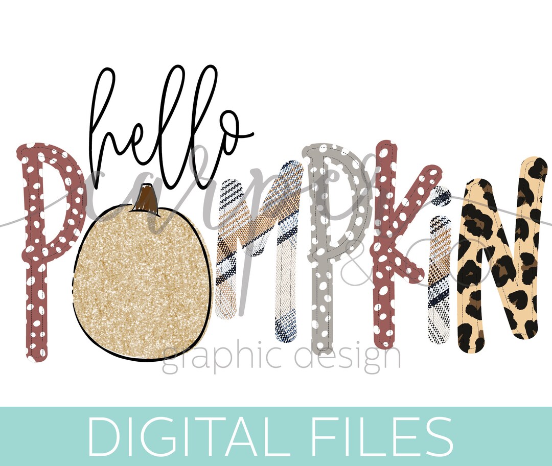 Hey Pumpkin SUBLIMATION JPEG PNG File - Etsy