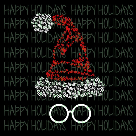Download Harry Potter Sorting Hat Christmas Santa Hat Svg Etsy PSD Mockup Templates