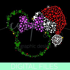 THE ORIGINAL Minnie santa svg with extra flare