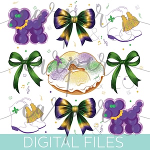 Mardi gras coquette sublimation file png