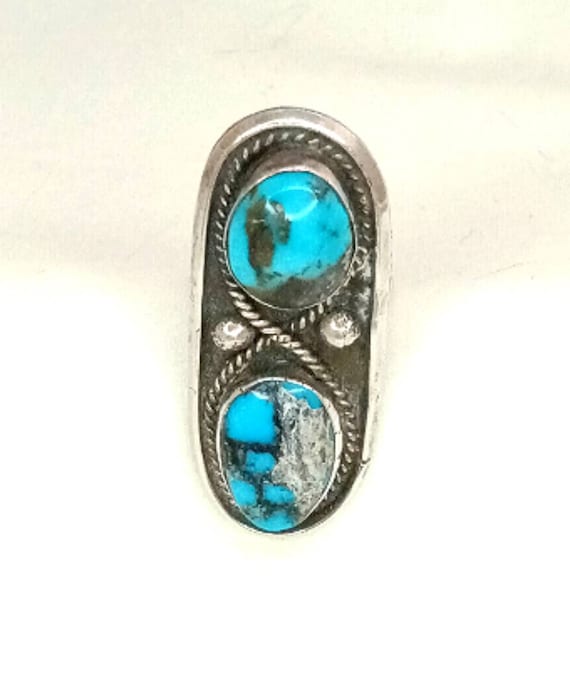 Dazzling Native American Navajo 3 Royston Turquoise 2 Sterling Silver Gekkos Huge Bracelet Dazzling Native American Navajo 3 Royston Turquoise 2 Sterling Silver Gekkos Huge Bracelet