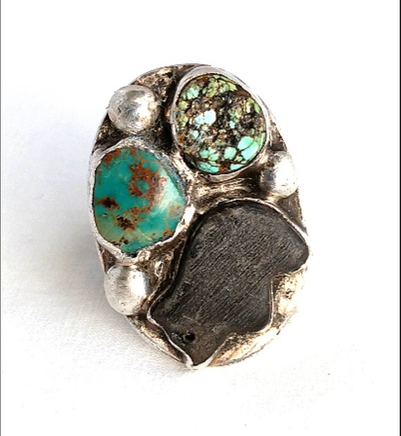 Native American Green Turquoise Blue Turquoise Nu… - image 1