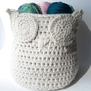 Owl Basket Crochet Pattern Home Decor Owl Decor Storage Bin Basket Container Patterns Gift Basket Owl Baby Shower Basket Owl Pattern Crochet