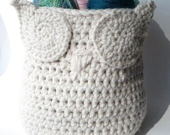 Basket Owl Crochet Pattern Storage Basket Storage Bin Large Crochet Basket Crochet Owl Basket Pattern Storage Containers Home Decor Gift