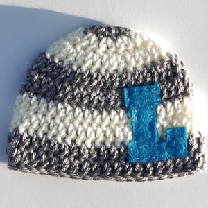 Baby Shower Gift Crochet Pattern Personalized Baby Gift Personalized Baby Items Personalized Baby Boy Monogrammed Gifts Monogram Beanie Hat