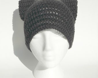 Cat Hat Crochet Pattern Crochet Cat Hat Baby Cat Hat Pattern Cat Ear Hat Cat Beanie Kitten Ears Kitten Hat Cat Ears Baby Crochet Animal Hat