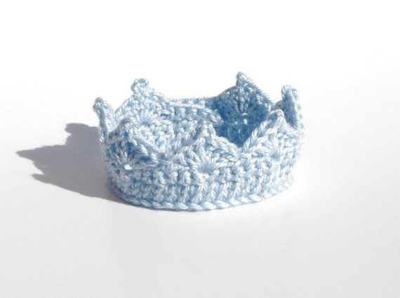 Baby Crown Crochet Pattern Headband Baby Boy Clothes Newborn Photo Prop Headband Baby Boy Coming Home Outfit Boy Hat Newborn Prince Crown