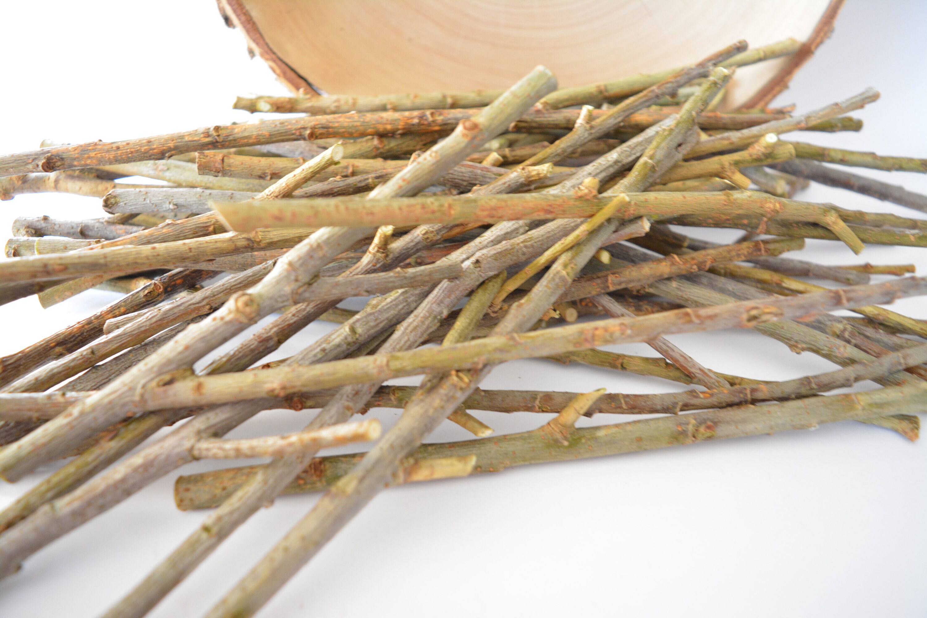 38 pcs strong wood sticks for decor Florist supply Decorative Etsy