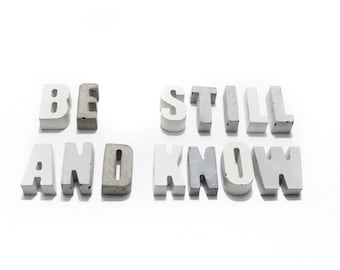 Concrete Letters