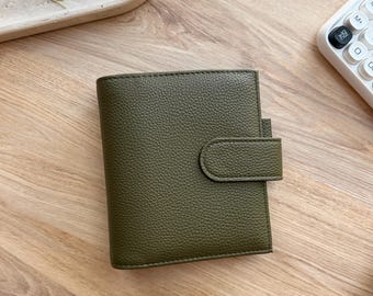The Nina A7 Wallet/Binder | Softest Vegan Leather | Cash Envelope Budgeting Essential
