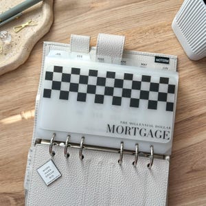 Custom Checkered Envelope Inserts | size A6 |  Cash Budgeting Envelope Category Placeholders