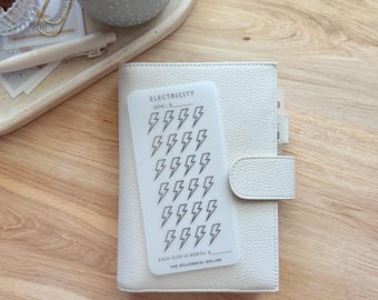 Rastreador de ahorros de electricidad / Marcador de ahorros individuales para el relleno de efectivo