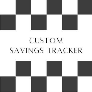 Tracker di risparmio personalizzato / La tua idea diventa una creazione