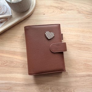 Collection de reliures Nina | Reliures en cuir végétalien les plus douces | Classeur pour enveloppes pour billets de banque | Essentiel pour une budgétisation de trésorerie