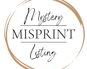 Mystery Misprint | Sale Items | Misprinted Items
