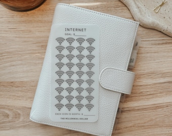 Rastreador de ahorros en Internet / Marcador de ahorros reutilizable individual / Ahorros personales