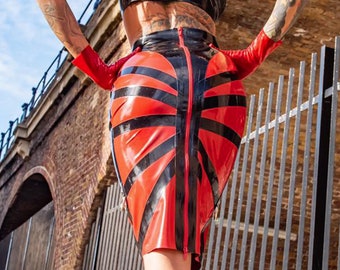 Starburst Latex Skirt