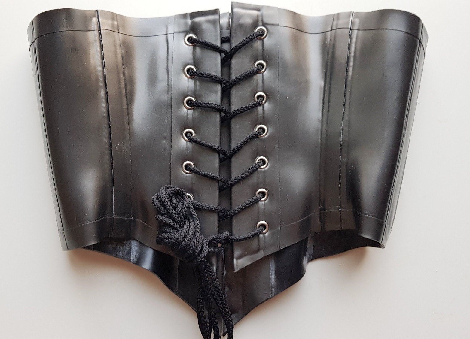 Wacpie Waspie Latex Corset - Etsy