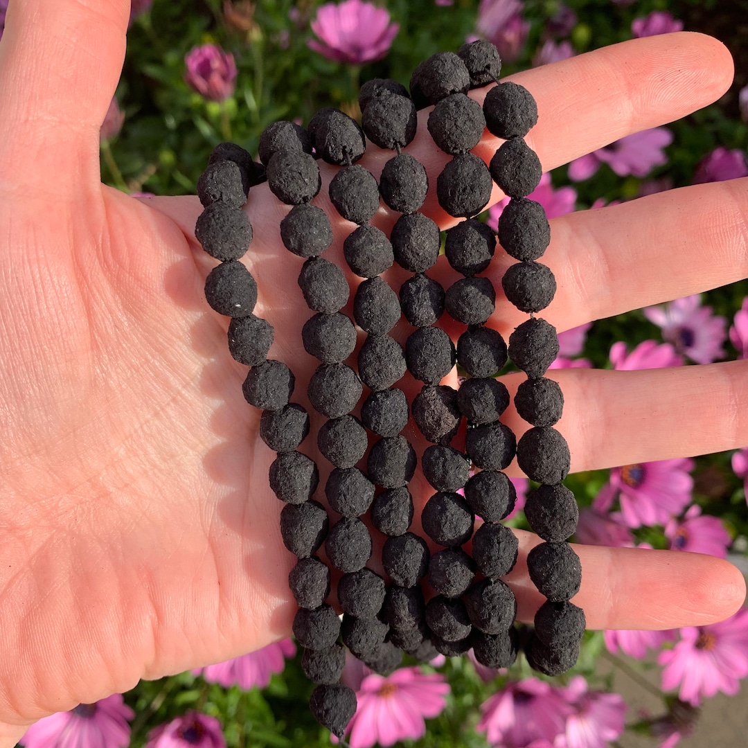 Handmade Real Natural Rose Petal Beads 10mm11mm Natural Rose Fragrance